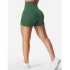 imageYEOREO Womens Biker Shorts 36quot 45quot  6quot Workout Gym Shorts Craze High Waist Tummy Control Hidden Scrunch Running YogaEden Green