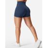 imageYEOREO Womens Biker Shorts 36quot 45quot  6quot Workout Gym Shorts Craze High Waist Tummy Control Hidden Scrunch Running YogaNavy Blue