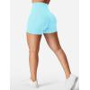 imageYEOREO Womens Biker Shorts 36quot 45quot  6quot Workout Gym Shorts Craze High Waist Tummy Control Hidden Scrunch Running YogaOcean Mist