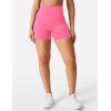 imageYEOREO Womens Biker Shorts 36quot 45quot  6quot Workout Gym Shorts Craze High Waist Tummy Control Hidden Scrunch Running YogaPink Lemonade