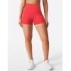 imageYEOREO Womens Biker Shorts 36quot 45quot  6quot Workout Gym Shorts Craze High Waist Tummy Control Hidden Scrunch Running YogaRed