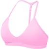 imageYEOREO Sports Bras for Women Strappy Padded Halter Ericie Open Back Light Impact Deep V Neck Yoga Workout Gym TopsPink