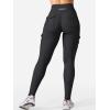 imageYEOREO CoreFlex Workout Cargo Leggings with Pockets for Women Hidden Scrunch Butt Lifting Leggings Gym Yoga PantsBlack