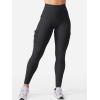 imageYEOREO CoreFlex Workout Cargo Leggings with Pockets for Women Hidden Scrunch Butt Lifting Leggings Gym Yoga PantsBlack
