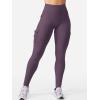 imageYEOREO CoreFlex Workout Cargo Leggings with Pockets for Women Hidden Scrunch Butt Lifting Leggings Gym Yoga PantsBlack Berry Purple Blue