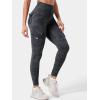 imageYEOREO CoreFlex Workout Cargo Leggings with Pockets for Women Hidden Scrunch Butt Lifting Leggings Gym Yoga PantsBlack Camo