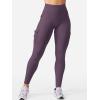 imageYEOREO CoreFlex Workout Cargo Leggings with Pockets for Women Hidden Scrunch Butt Lifting Leggings Gym Yoga PantsBlack Purple