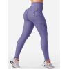 imageYEOREO CoreFlex Workout Cargo Leggings with Pockets for Women Hidden Scrunch Butt Lifting Leggings Gym Yoga PantsBlue Violet