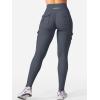 imageYEOREO CoreFlex Workout Cargo Leggings with Pockets for Women Hidden Scrunch Butt Lifting Leggings Gym Yoga PantsCoal Blue