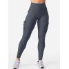 imageYEOREO CoreFlex Workout Cargo Leggings with Pockets for Women Hidden Scrunch Butt Lifting Leggings Gym Yoga PantsCoal Blue