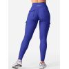 imageYEOREO CoreFlex Workout Cargo Leggings with Pockets for Women Hidden Scrunch Butt Lifting Leggings Gym Yoga PantsRoyal Blue