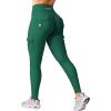 imageYEOREO CoreFlex Workout Cargo Leggings with Pockets for Women Hidden Scrunch Butt Lifting Leggings Gym Yoga PantsDeep Emerald