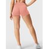 imageYEOREO Womens Biker Shorts 25quot No Front Seam Elysina High Waist Hidden Scrunch Workout Gym Yoga Running ShortsCameo Pink