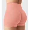 imageYEOREO Womens Biker Shorts 25quot No Front Seam Elysina High Waist Hidden Scrunch Workout Gym Yoga Running ShortsCameo Pink