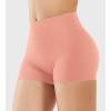 imageYEOREO Womens Biker Shorts 25quot No Front Seam Elysina High Waist Hidden Scrunch Workout Gym Yoga Running ShortsCameo Pink