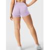 imageYEOREO Womens Biker Shorts 25quot No Front Seam Elysina High Waist Hidden Scrunch Workout Gym Yoga Running ShortsOrchid Purple