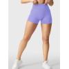 imageYEOREO Womens Biker Shorts 25quot No Front Seam Elysina High Waist Hidden Scrunch Workout Gym Yoga Running ShortsPeriwinkle