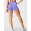 imageYEOREO Womens Biker Shorts 25quot No Front Seam Elysina High Waist Hidden Scrunch Workout Gym Yoga Running ShortsPeriwinkle