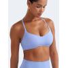 imageYEOREO Y Back Sports Bras for Women Padded Racerback Bra Paisely Light Impact Adjustable Straps Gym Workout TopsIce Blue
