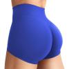 imageYEOREO Womens Biker Shorts 25quot No Front Seam Elysina High Waist Hidden Scrunch Workout Gym Yoga Running ShortsBlue