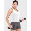 imageYEOREO Racerback Workout Tank Tops for Women Ackii U Neck Padded Camisole Tops Sleeveless Gym Yoga ShirtsWhite
