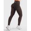 imageYEOREO Butt Lifting Leggings for Women Seamless Hidden Scrunch Workout Leggings 24quot Baderiy Gym Yoga Booty PantsChocolate Brown