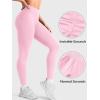imageYEOREO Butt Lifting Leggings for Women Seamless Hidden Scrunch Workout Leggings 24quot Baderiy Gym Yoga Booty PantsPink
