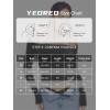 imageYEOREO Long Sleeve Shirts for Women Fitted Workout Tops Double Lined Basic Undershirt Square Neck Y2K Going Out TopsBlack