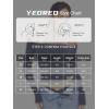 imageYEOREO Long Sleeve Shirts for Women Fitted Workout Tops Double Lined Basic Undershirt Square Neck Y2K Going Out TopsDeep Blue