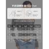 imageYEOREO Long Sleeve Shirts for Women Fitted Workout Tops Double Lined Basic Undershirt Square Neck Y2K Going Out TopsGraphite Gray